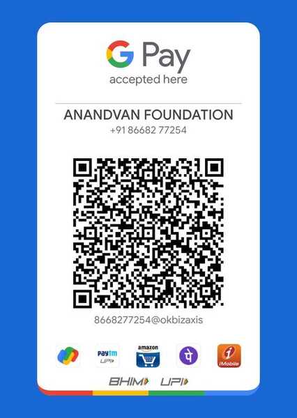 Anandvan Foundation QR Code