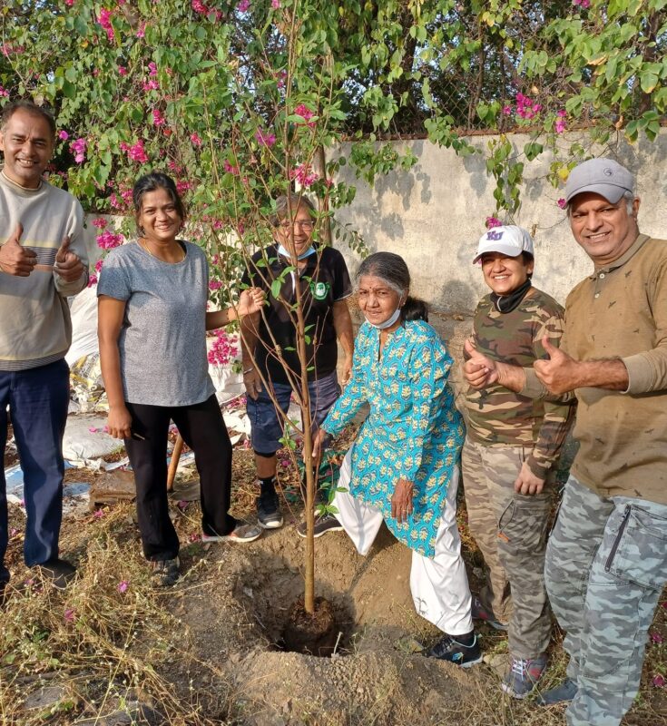 AVMM Plants a Special Tree to Celebrate the Birthday of our Nisha Aunty
