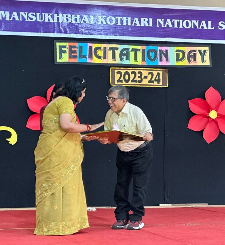 Mr Kumar Uncle Ji Founder Anandvan Urban Forest was invited by MKNS as chief guest on the occasion of Felicititation Day.